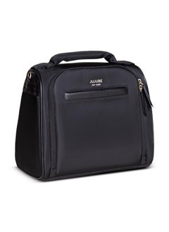 JuJuBe JuJuBe New Insulated Bottle Bag, Breastmilk Storage Bag for Baby Bottles, Travel Insulated Lunch Bag or Cooler Bag with Waterproof Lining for Nursing, Milk, Food, Baby Formula, Snacks, Daycare, Black  - Image 3