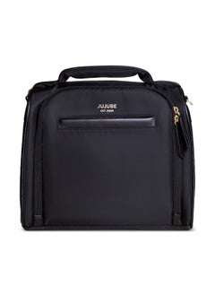 JuJuBe JuJuBe New Insulated Bottle Bag, Breastmilk Storage Bag for Baby Bottles, Travel Insulated Lunch Bag or Cooler Bag with Waterproof Lining for Nursing, Milk, Food, Baby Formula, Snacks, Daycare, Black  - Image 2