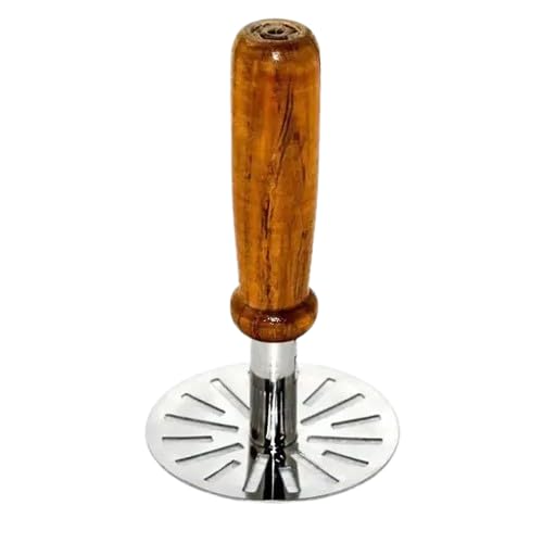 Professional Tamper with Wooden Handle 58mm Stainless Steel Base Coffee Espresso Accessory 