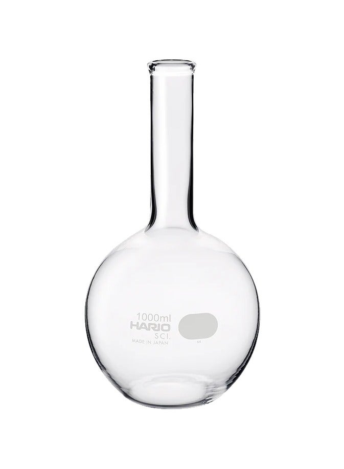 Hario Glass Flat Bottom Flask, 1 L