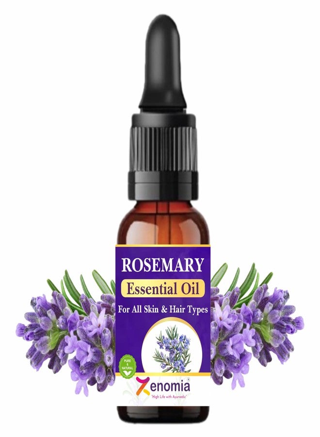 Zenomia Rosemary Essential Oil for Hair Growth & Scalp Health - 100% Pure, Undiluted, Aromatherapy & Diffuser Oil, 10ml - Image 1