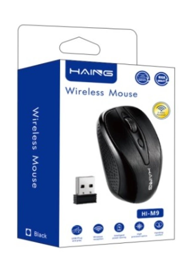 Haing فأرة كمبيوتر لاسلكية USB بصرية 2.4G - Image 1