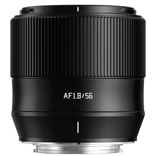 TTArtisan AF 56mm F1.8 Auto Focus Lens APS-C Compatible with Sony E-Mount Mirrorless Cameras A5000 A5100 A6000 A6100 A6300 A6400 A6500 A6600 NEX-3 NEX-3N NEX-3R NEX-5T NEX-5R NEX-5 (Black) - Image 1