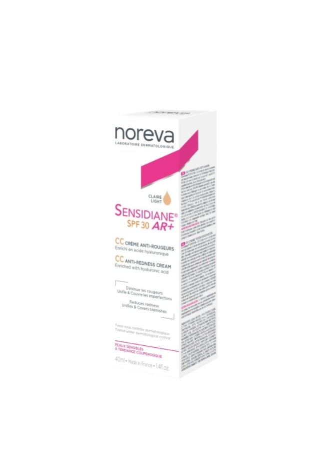 Noreva Sensidiane AR+ CC Anti-Redness Cream SPF30 40ml - Image 2