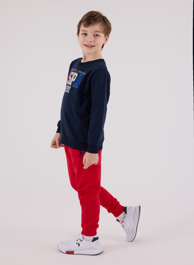 U.S. Polo Assn. Boys Navy/Red 2-Piece Set - Image 3