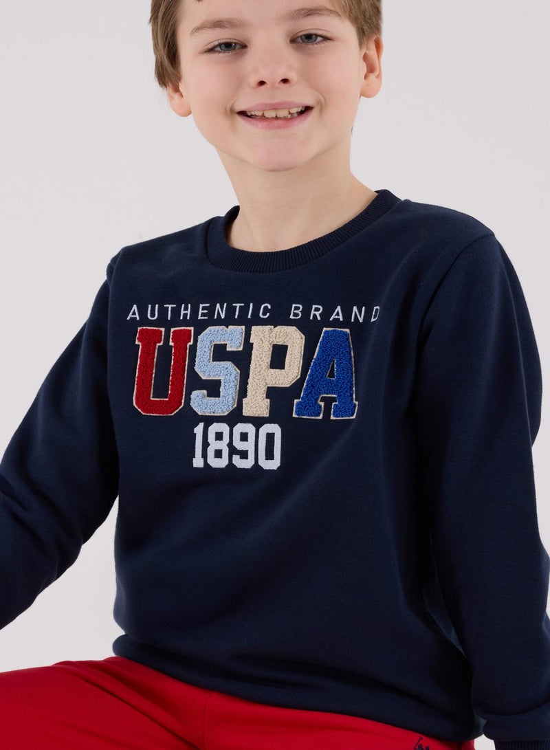 U.S. Polo Assn. Boys Navy/Red 2-Piece Set - Image 4
