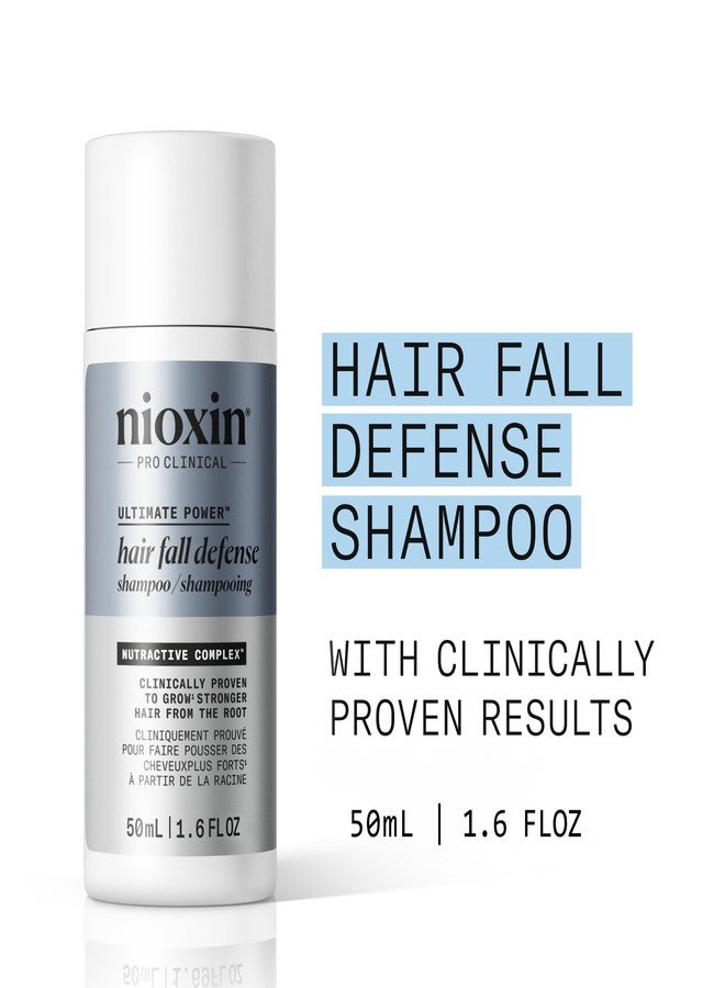 Nioxin Hair Fall Defense Ultimate Power Shampoo | Visibly Less Hair Loss | For Thicker and Stronger Hair | 1.6 Fl Oz | 50mL - Image 2