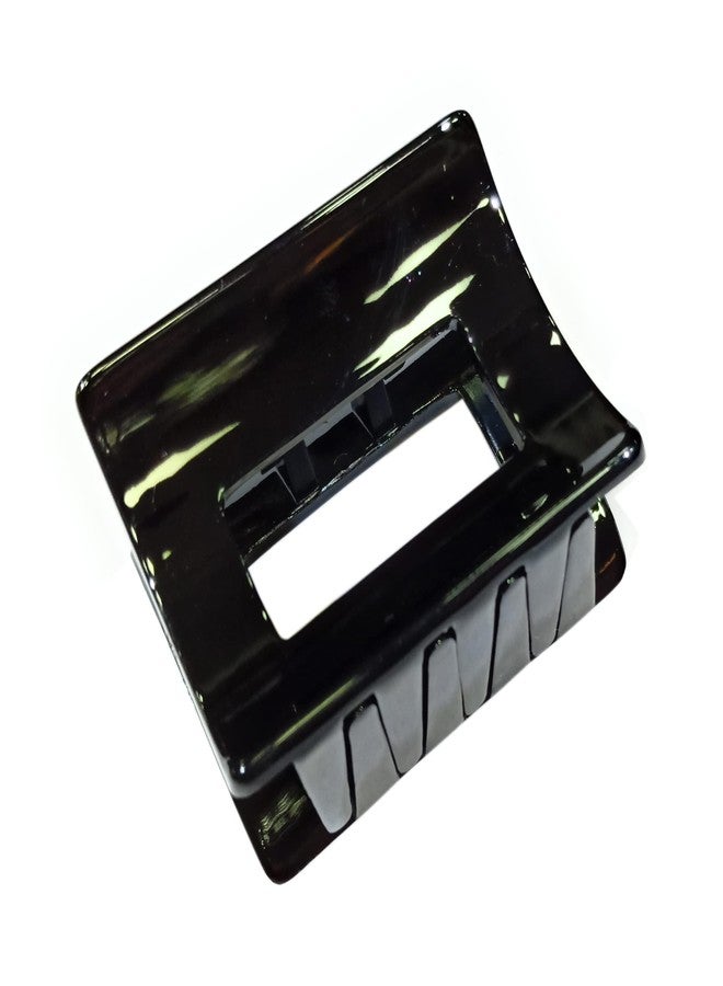 FAIRYTALE Square Korean Black/Brown/Silver Hair Claw Hair Clutcher/Clip. Set Of 3. Size Medium 5 cm. - Image 5
