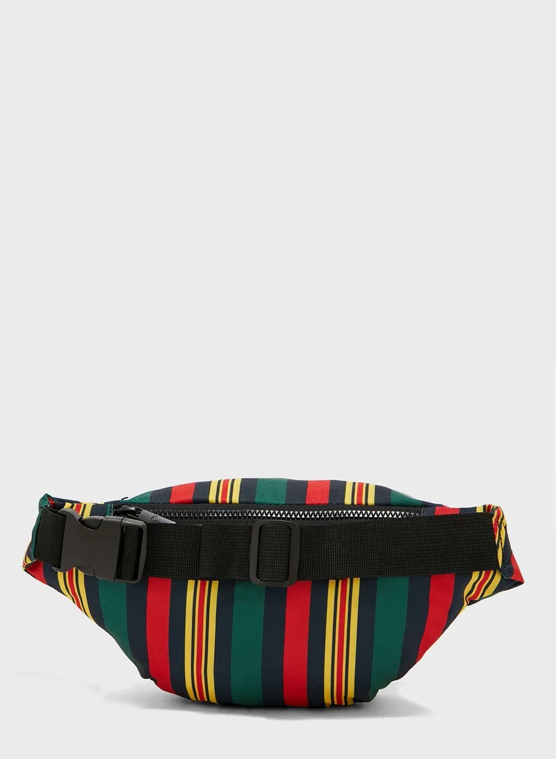 Karl Kani Signature Striped Waist Bag