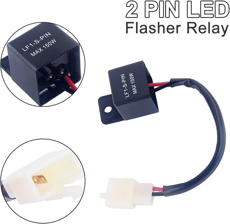 مرحلة إشارة الدوران LED للدراجات النارية، 12 فولت، مقاومة للماء، حالة صلبة - تركيب سريع، وميض، متوافق مع - Image 4