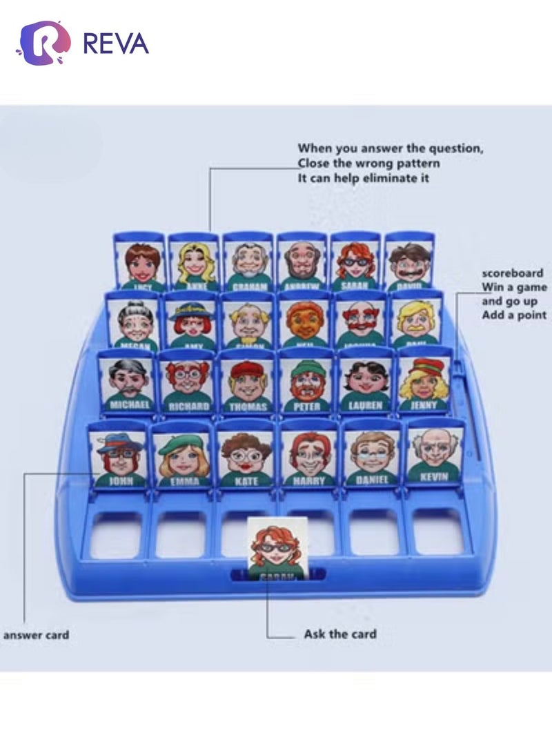 Reva Puzzle Fun Guess Who Is It Board Game Toys - Image 2