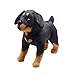 YONLIT Lifelike Rottweiler Dog Stuffed Animal Simulated Plush Puppy Toy Doll Super Realistic Black Dogs Act Like Real Excellent Gifts for Kids Birthday Party Dog Collection 12 Inches Rottweiler - Image 2