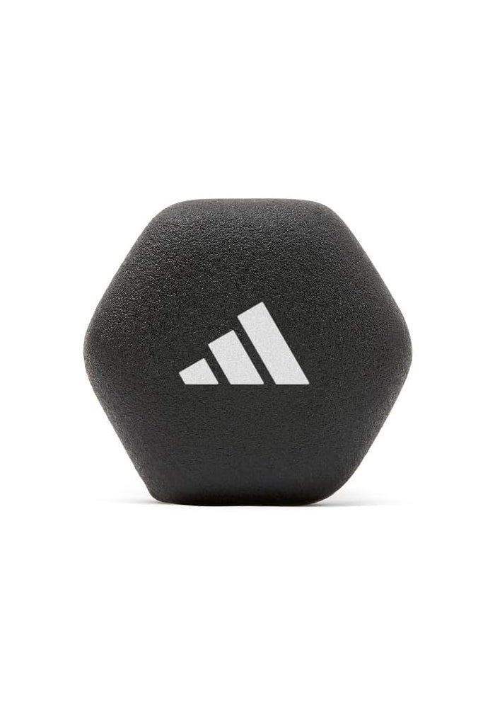 اديداس زوج دمبل أديداس نيوبرين – 1 كجم، مقاوم للانزلاق للتمارين المنزلية، القوة وتنغيم العضلات - Image 5