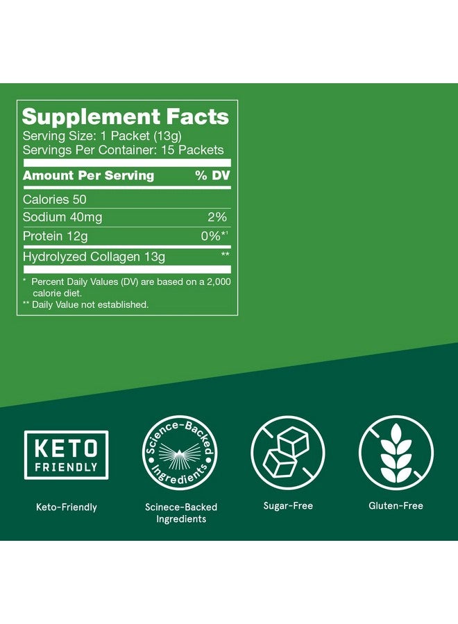 Bulletproof Unflavored Collagen Peptide Powder Packets Pack Of 15 Grassfed Collagen Peptides And Amino Acids For Healthy Skin Bones And Joints - Image 3