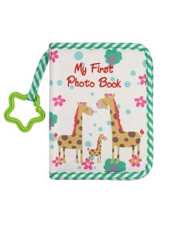 Generic Bestseller Toy-style Baby Cloth Photo Album Baby Photo Book Fabric Picture Book Creative Shower Gift-Color:blue Border Elephant-Specifications:14x18cm  - Image 2