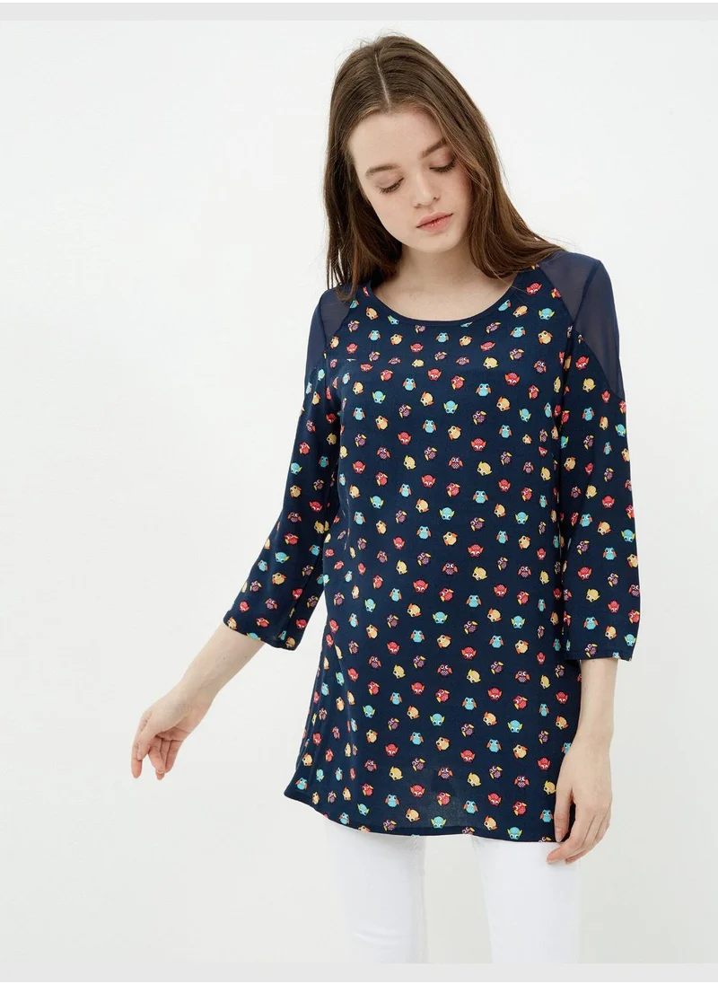 كوتون Patterned Tunic