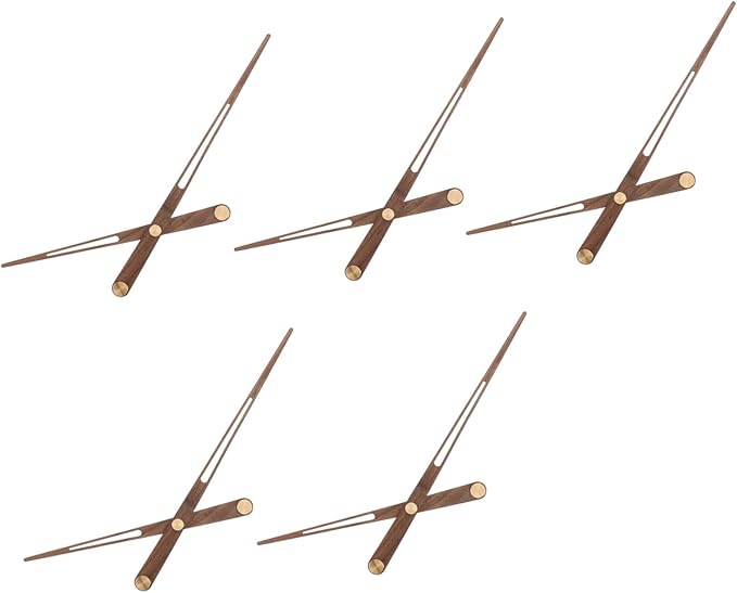 أجزاء استبدال عقارب الساعة الخشبية DIY مقاس 25x1 سم لإصلاح ديكور الحائط - Image 1
