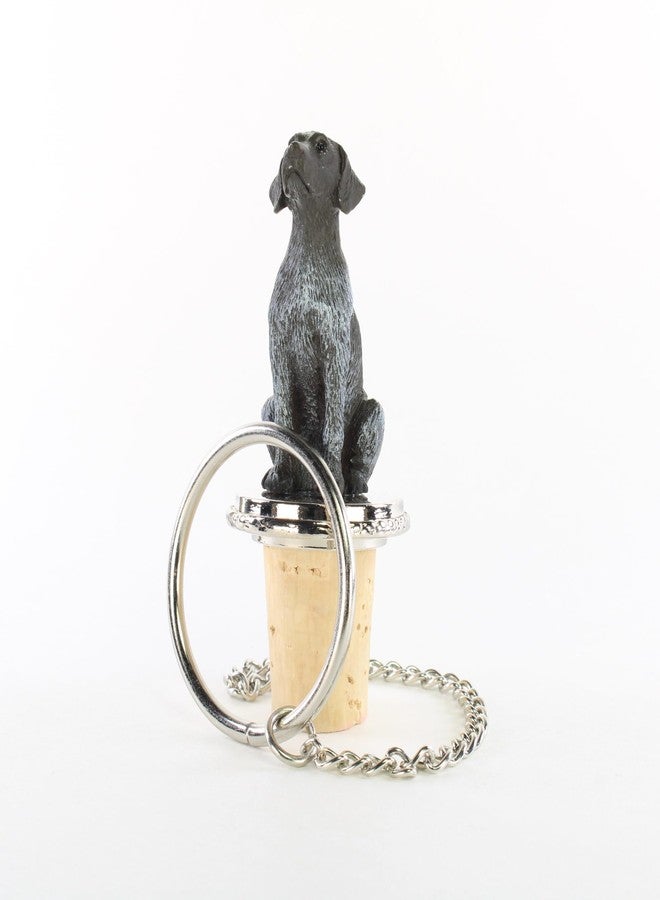 كونفرزيشن كونسبتس سدادة زجاجة نبيذ على شكل كلب صيد ألماني قصير الشعر - DTB67 - Image 1