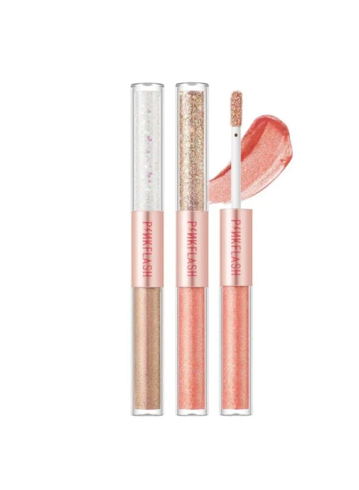 Pink Flash ظلال العيون السائل 2 في 1 متعدد الألوان - Image 1