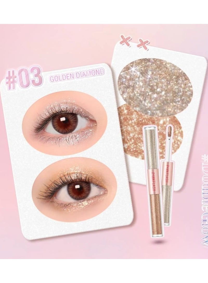 Pink Flash ظلال العيون السائل 2 في 1 متعدد الألوان - Image 4