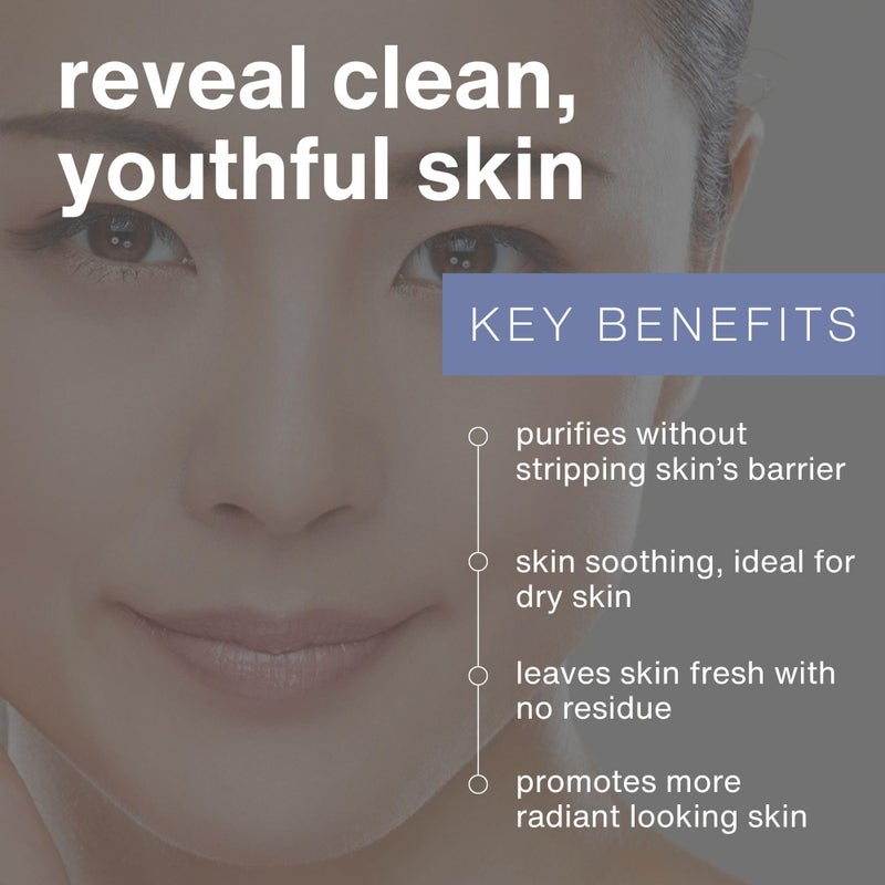 eraclea Purifying Cream Cleanser, Gentle Daily Cleanser with Hyaluronic Acid, Hydrating Face Moisturizer for Dry Skin, Soothing Face Wash Removes Impurities, Oil, and Makeup for Radiant Skin (4 fl oz) - Image 3