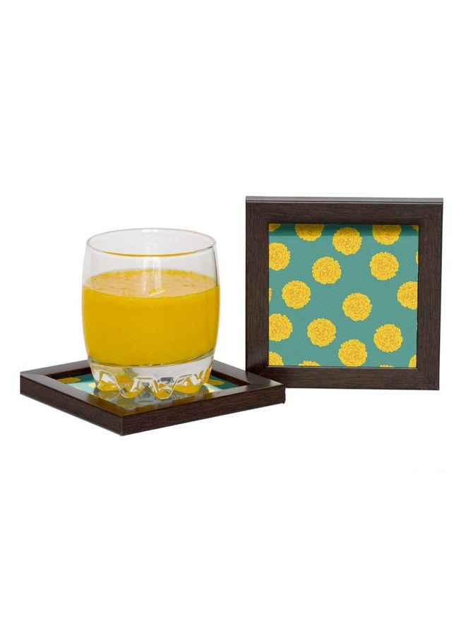 Paper Plane Design Tea Coffee Coaster Set Wooden Decorative Coasters Set. Home and Office Wooden Coasters Design 304 - Image 3