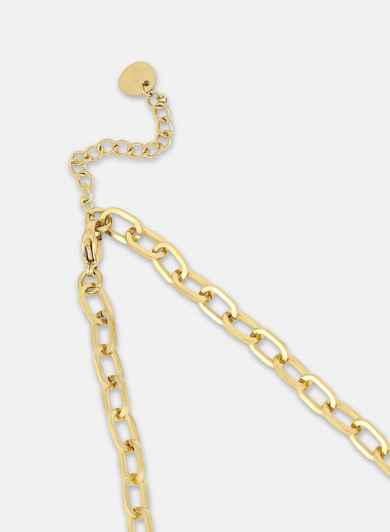 SOHI Industrial Orb Artificial Chain Necklace Jewellery