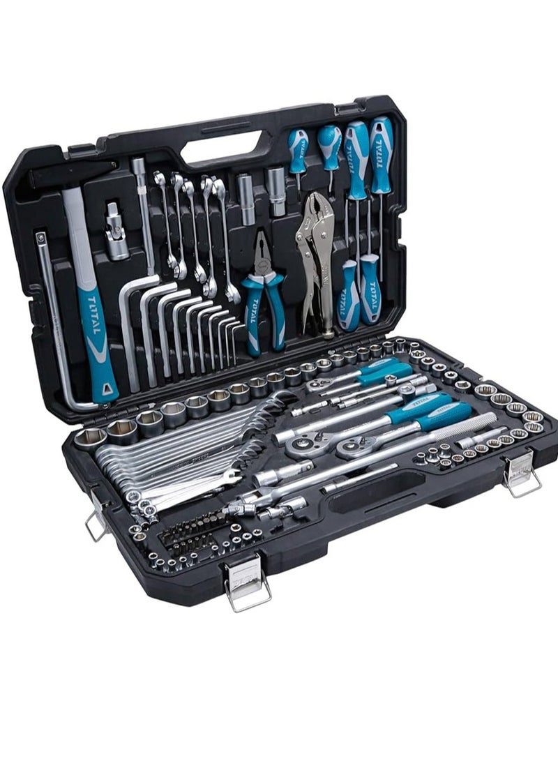TOTAL Total tools set 142 pcs Blastic Bag THKTHP21426  - Image 1