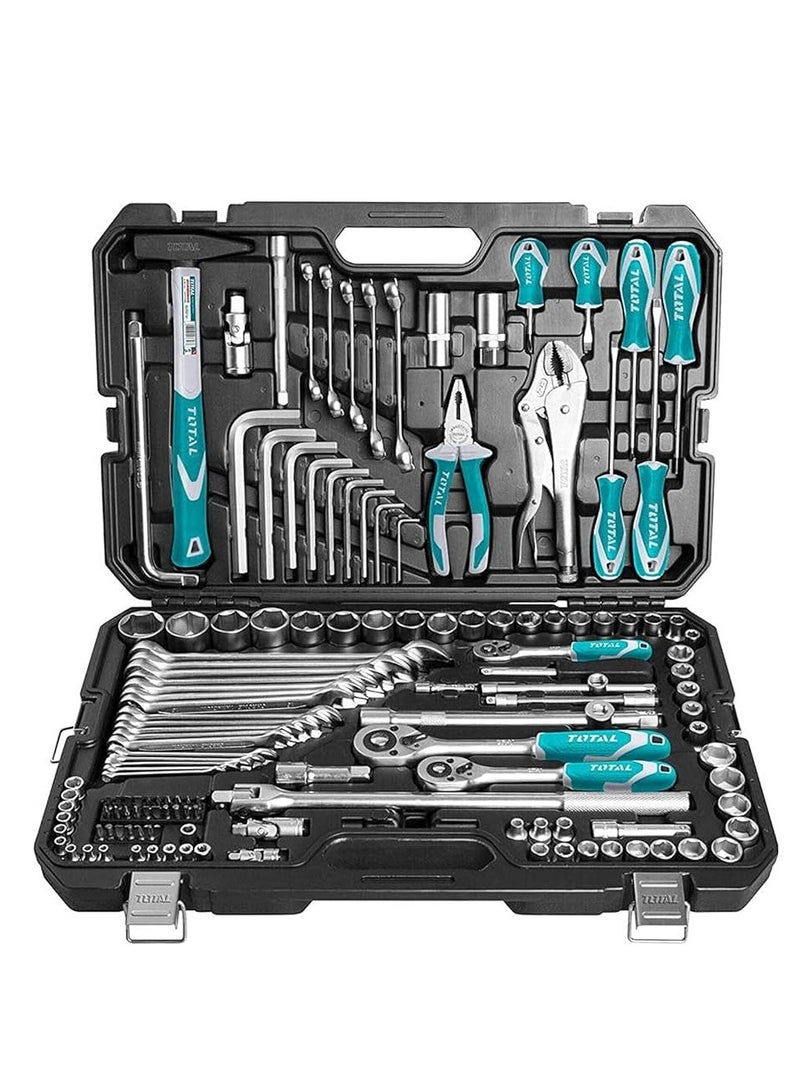 TOTAL Total tools set 142 pcs Blastic Bag THKTHP21426  - Image 2
