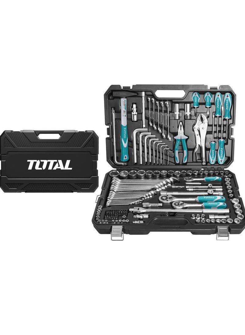 TOTAL Total tools set 142 pcs Blastic Bag THKTHP21426  - Image 4