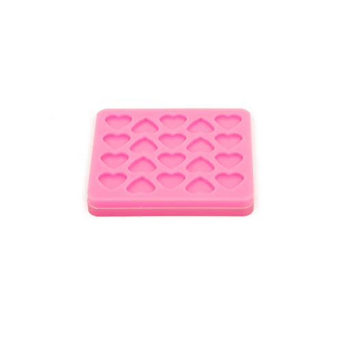 AMZTOART 2Pc Mini Studs Heart Molds for DIY Resin With Epoxy Crafts, Crafting Fondant Sugarcraft Chocolate Silicone Mold For Cake - Image 2