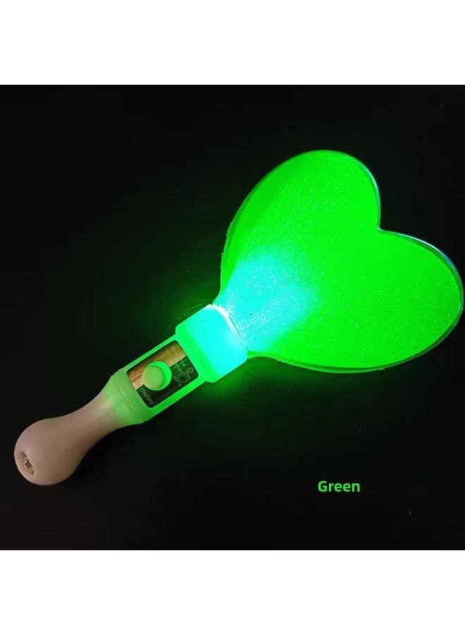 Short Flash Stick Love Stick Five-pointed Star Stick Short Luminous Stick Toy Concert Light Stick Can Be Advertised-Color:(Green) Short Love Light Stick - Image 1