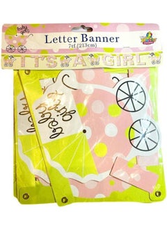 Generic It's a Girl Letter Banner 