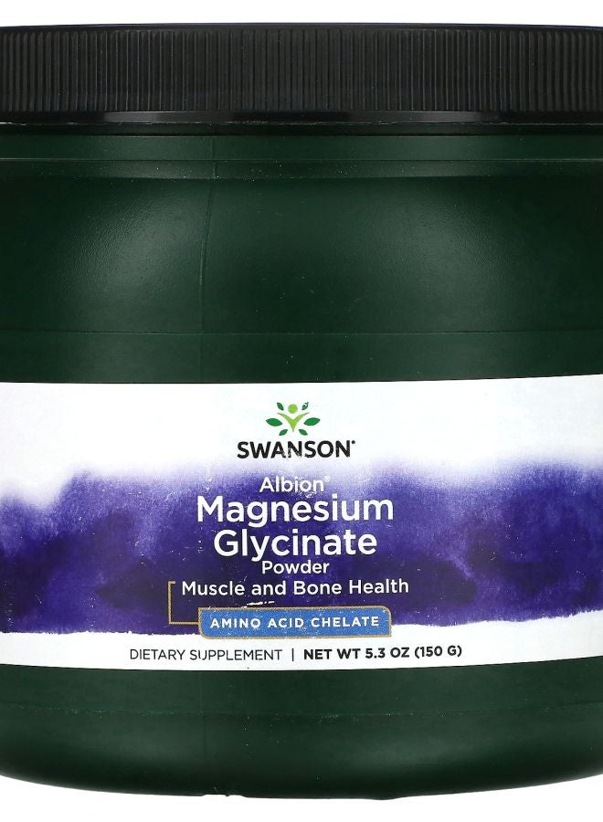 Albion Magnesium Glycinate Powder 5.3 oz (150 g)