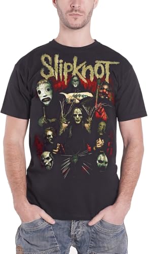 Merch2rock Slipknot Men's Come Play Dying T-Shirt Black Medium | Officially Licensed Merchandise - Image 2