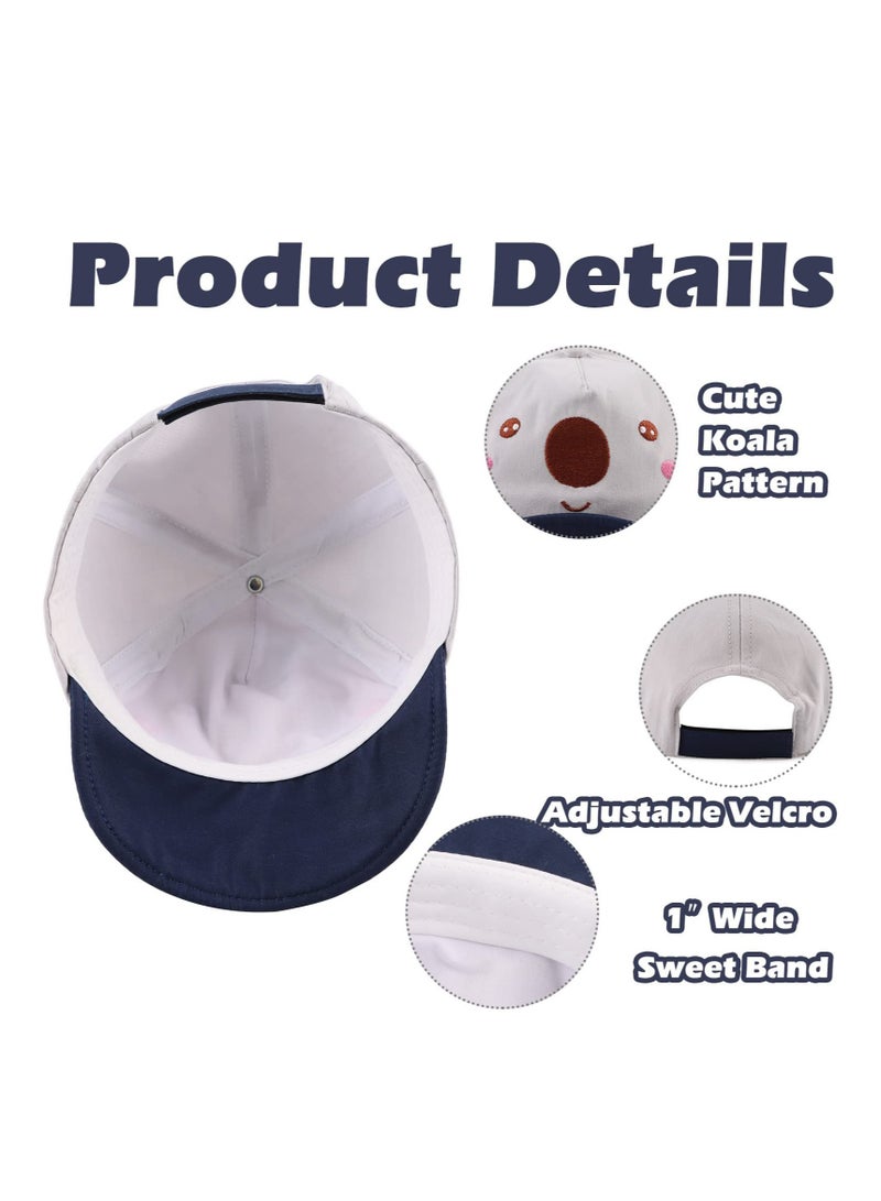 Cartoon Baby Sun Hat, Animal Pattern Cute Cartoon Caps Spring Summer, Sun Hat for Baby Boy Girl, Kids Baseball Caps for Little boy Girl