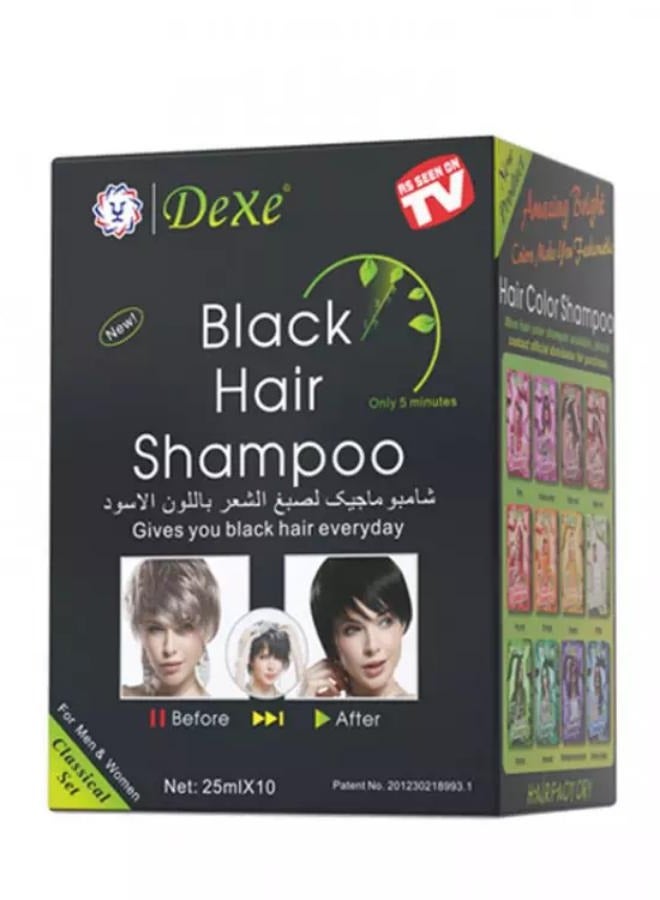 Black Hair Shampoo 25ml*10