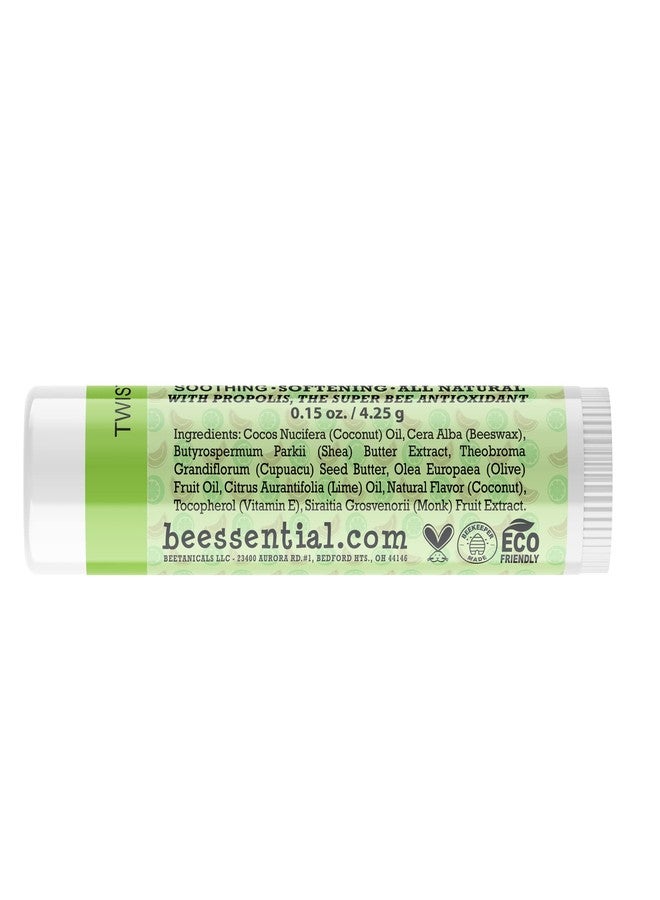 Beessential Natural Bulk Lip Balm, Coconut Lime, 18 Pack | For Men, Women, and Children. Great for Gifts, Showers, & More - Image 4