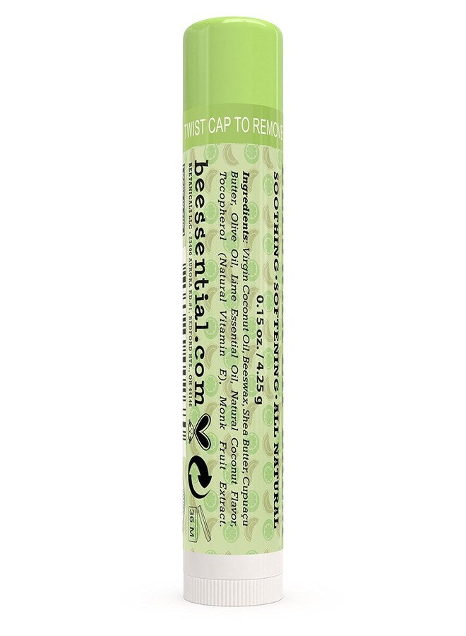 Beessential Natural Bulk Lip Balm, Coconut Lime, 18 Pack | For Men, Women, and Children. Great for Gifts, Showers, & More - Image 5