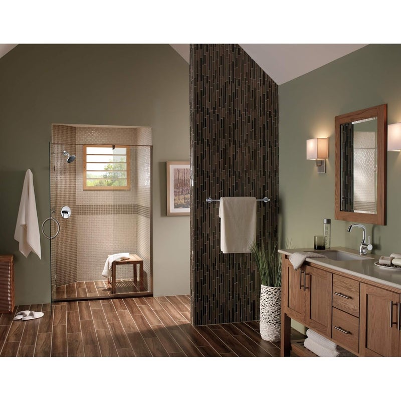 DELTA FAUCET خطاف رداء مزدوج من دلتا فوسيت بكروم مصقول IAO20136 حامل منشفة يد صغيرة 2 دبوس لملحقات الحمام مثبت على الحائط شماعة ملابس - Image 5