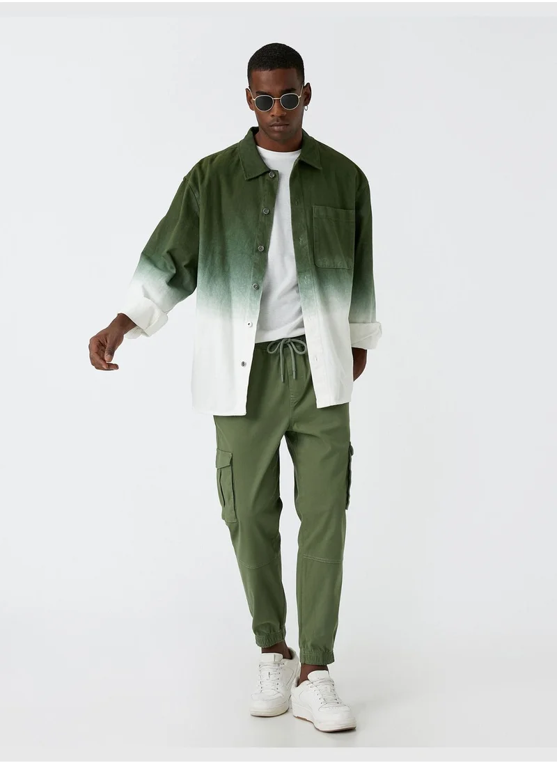 KOTON Basic Trousers Cargo Pocket Detailed