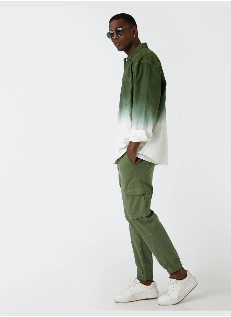 KOTON Basic Trousers Cargo Pocket Detailed