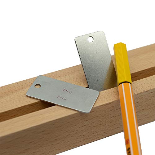 StayMax 25 Pack Rectangle Stamping Blanks Stainless Steel Blank Tags with One Hole - Image 5