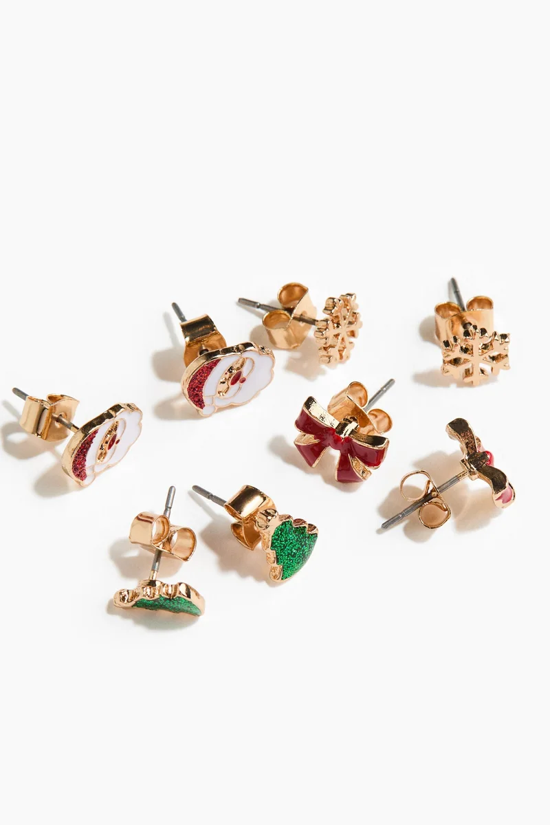 H&M 4 pairs stud earrings