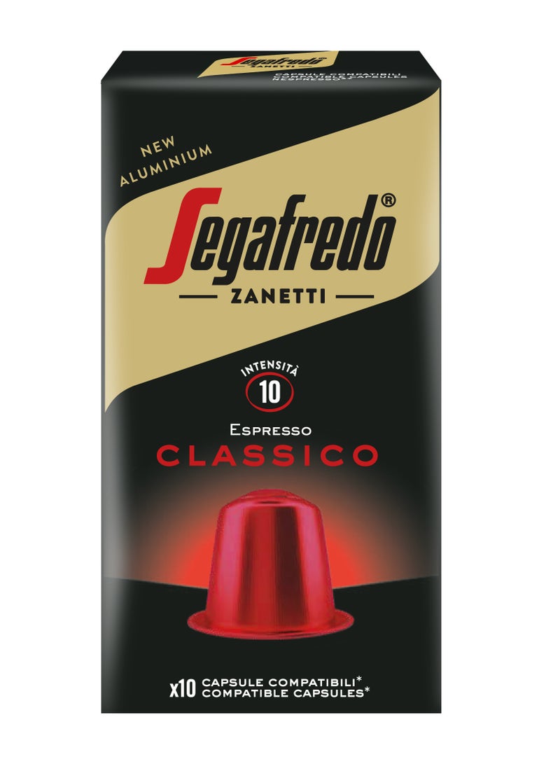 Segafredo كبسولات قهوة كلاسيكو من الألمنيوم متوافقة مع نسبرسو - Image 1