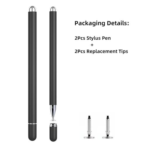 Bimahoo 2Pcs Stylus Pen for Samsung Galaxy Tab A7/A8/A8plus/A9/A9Plus,S Pen Compatible with iOS/Android/Windows and Other Series of Capacitive Screen Digital Devices (Black) - Image 3