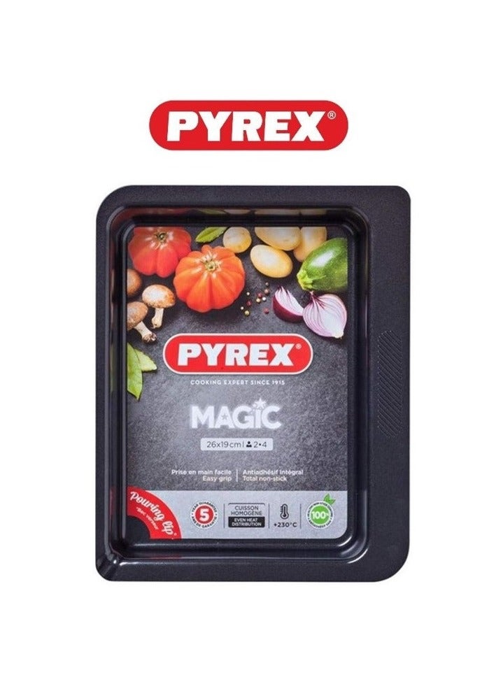 Pyrex Magic Rectangular Roaster (2L) – Non-Stick, Easy-Grip, Durable Bakeware - Image 1