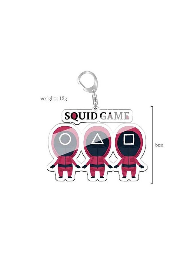 بيوينتي Squid Game Acrylic Creative Key Chain 5cm  - Image 2