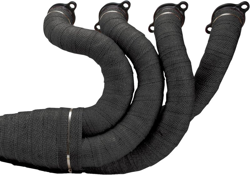 Design Engineering 010099 Black 2" x 25' Exhaust Heat Wrap - Image 5