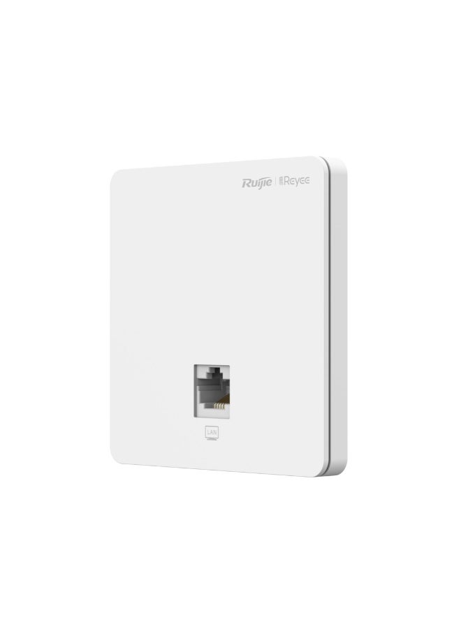 Ruiji Ruijie AC1300 Dual-Band Wall Access Point – 867Mbps 5GHz + 400Mbps @ 2.4GHz | Compact In-Wall Design  - Image 2